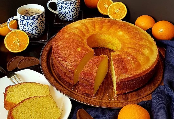 كيك البرتقال
