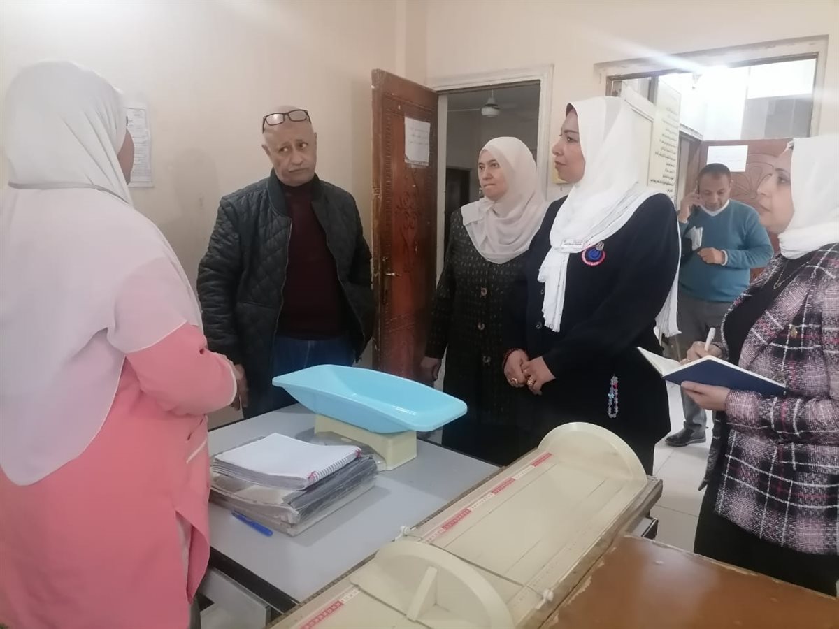 وكيل وزارة الصحة بالفيوم يفاجئ مستشفى طامية
