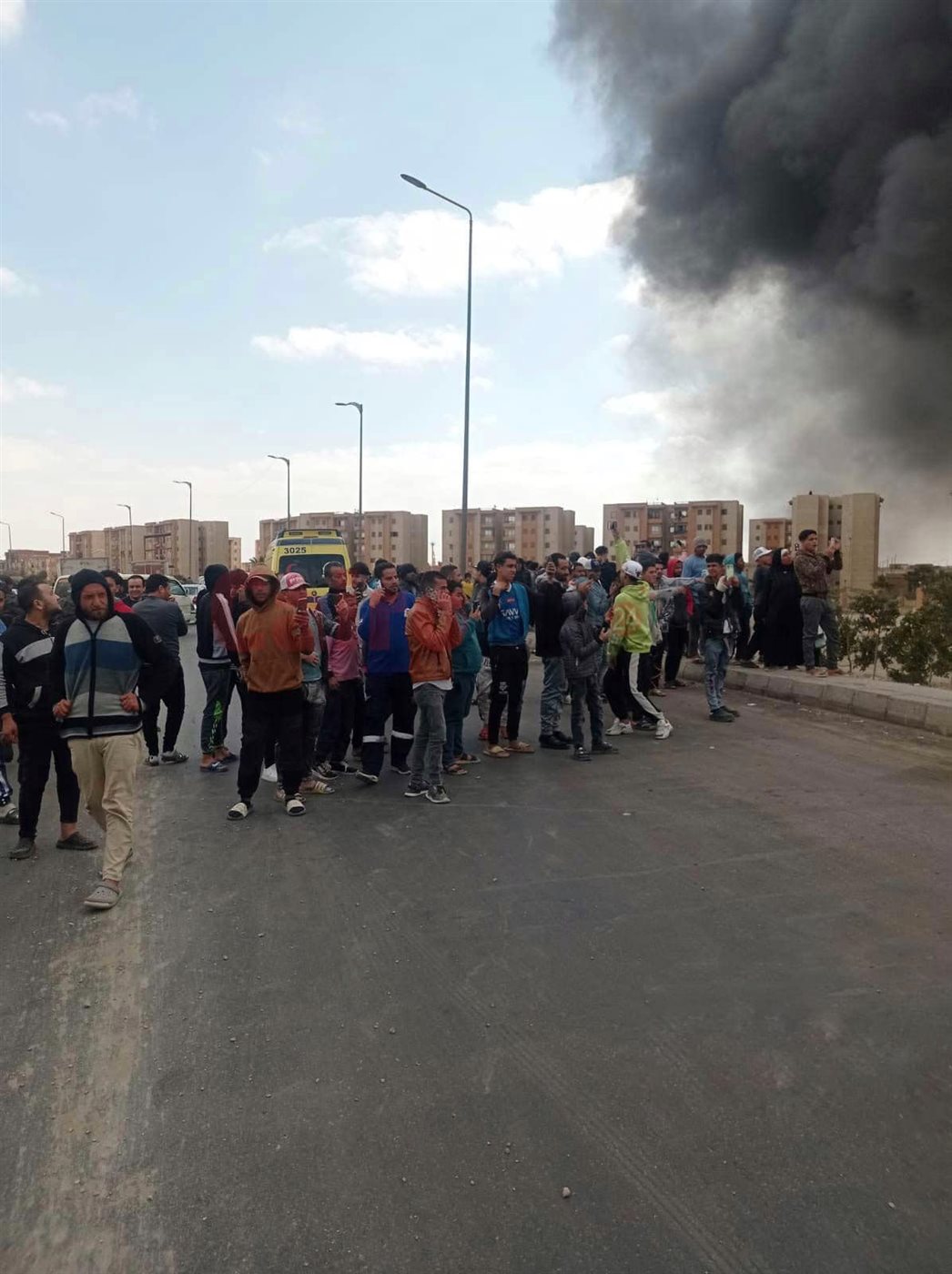 صور من الحريق