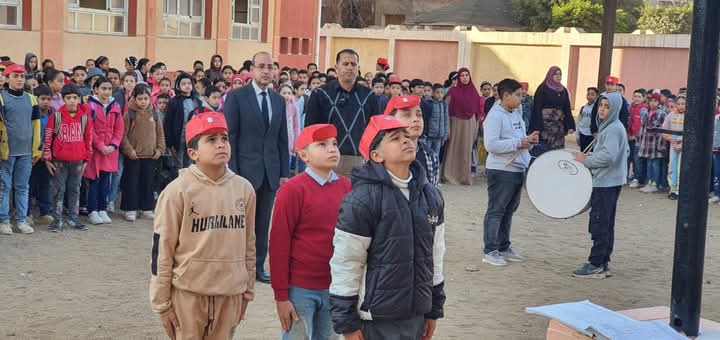 جانب من حضور طابور الصباح&nbsp;