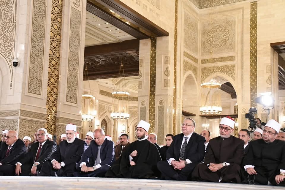 وزير الأوقاف &nbsp;والقيادات الدينية والوطنية