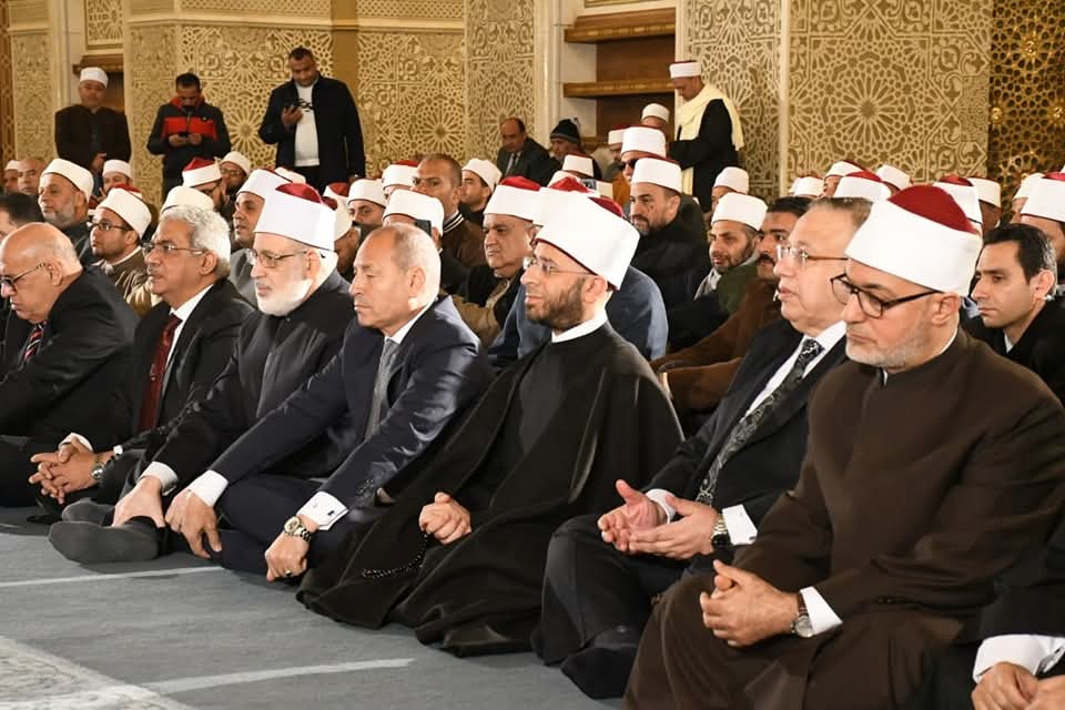 وزير الأوقاف &nbsp;والقيادات الدينية والوطنية