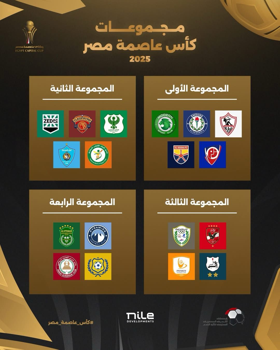 مجموعات كأي عاصمة مصر