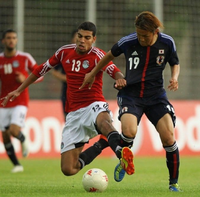 علي فتحي بقميص منتخب مصر