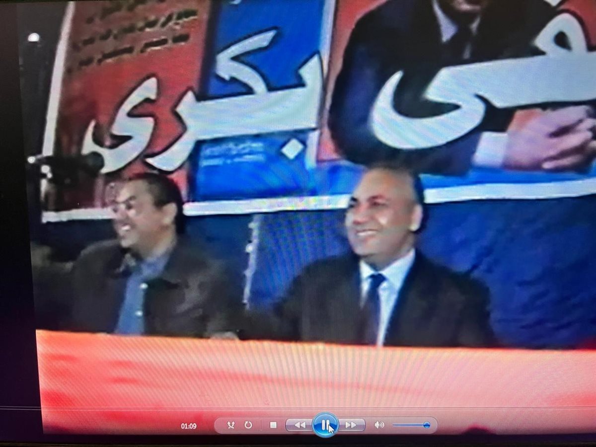 مصطفى بكري وشقيقه بأحد المؤتمرات الانتخابية