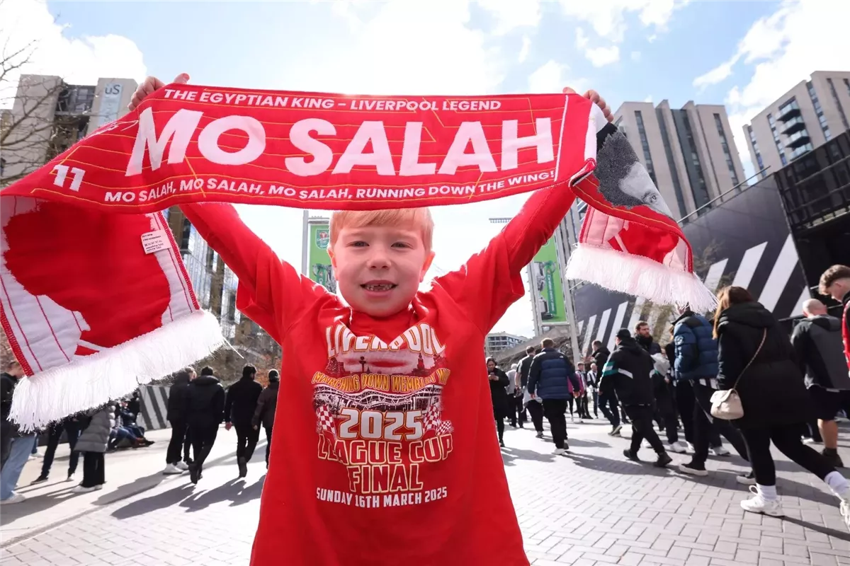 جماهير ليفربول تدعم محمد صلاح