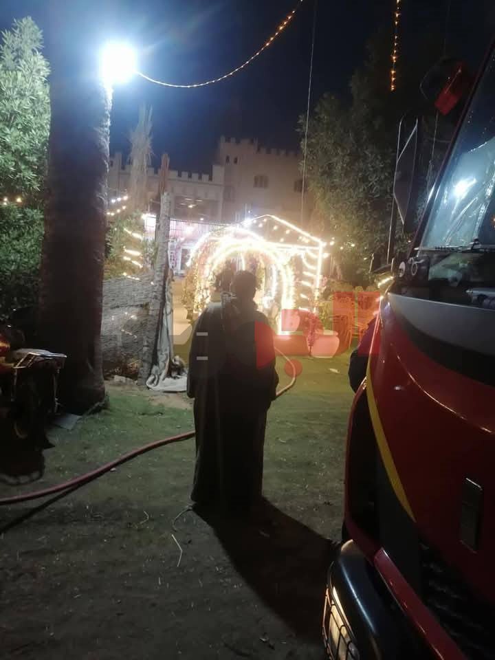 حريق مخزن المنوفية