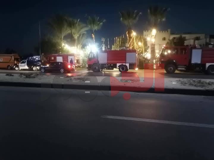 حريق مخزن المنوفية