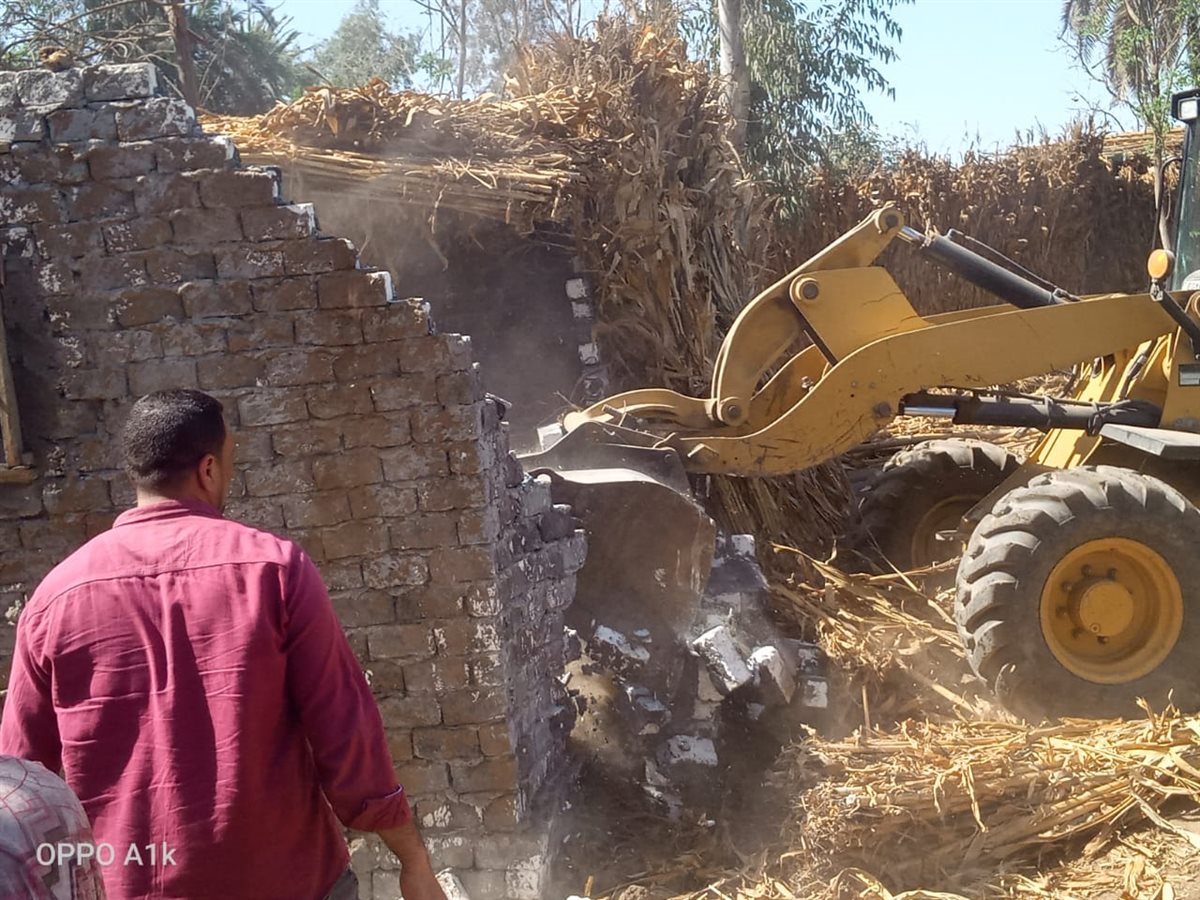 جانب من التعديات على الأراضي الزراعية بالمنوفية&nbsp;