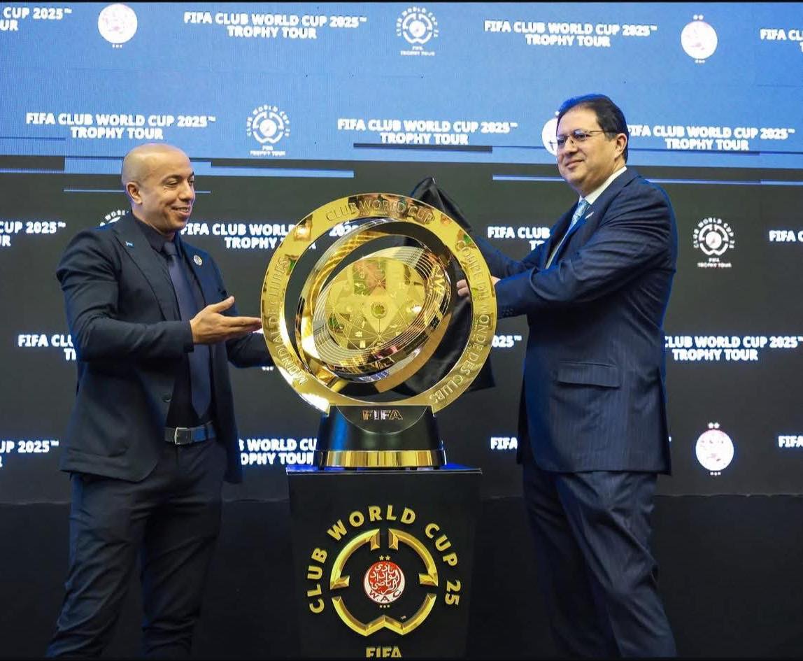 الوداد المغربي يستقبل كأس العالم للأندية