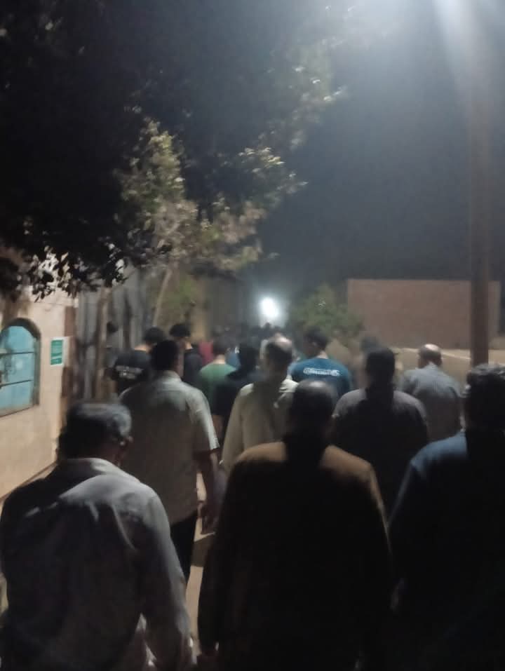 جانب من الجنازة&nbsp;