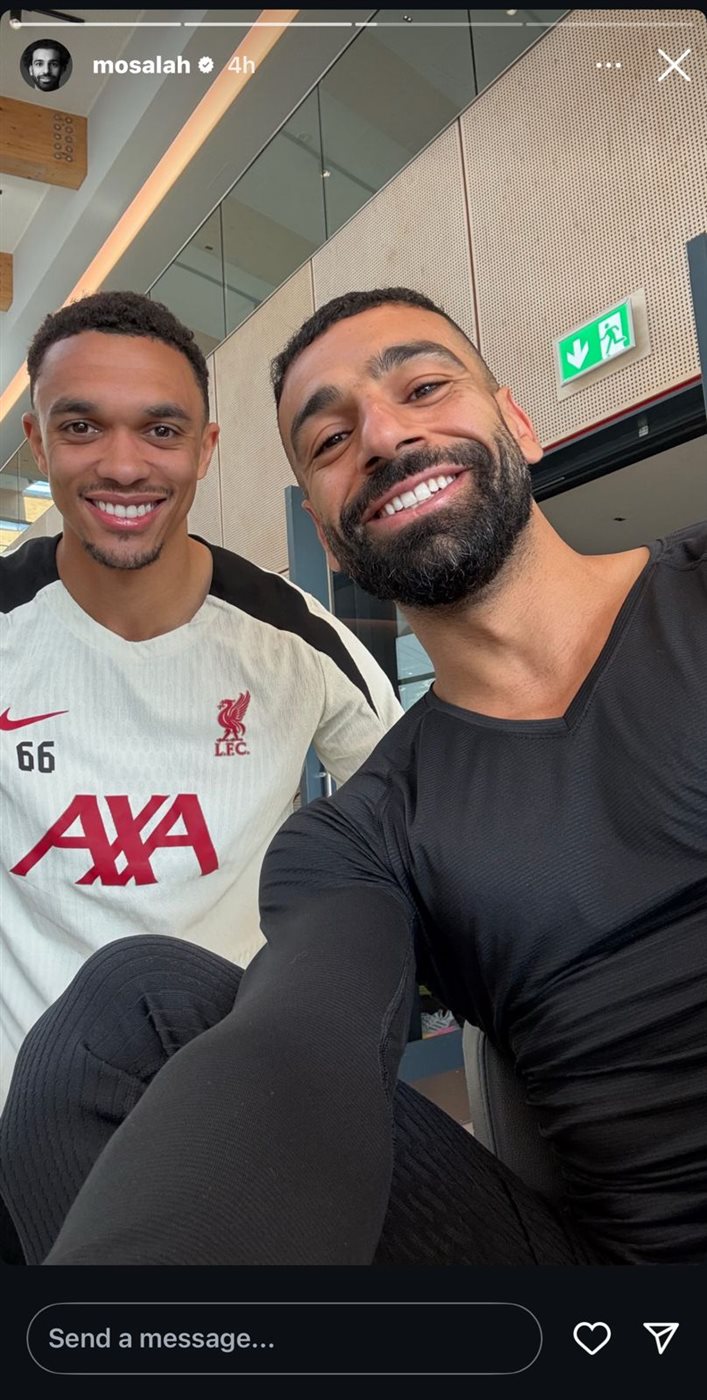 محمد صلاح وأرنولد&nbsp;
