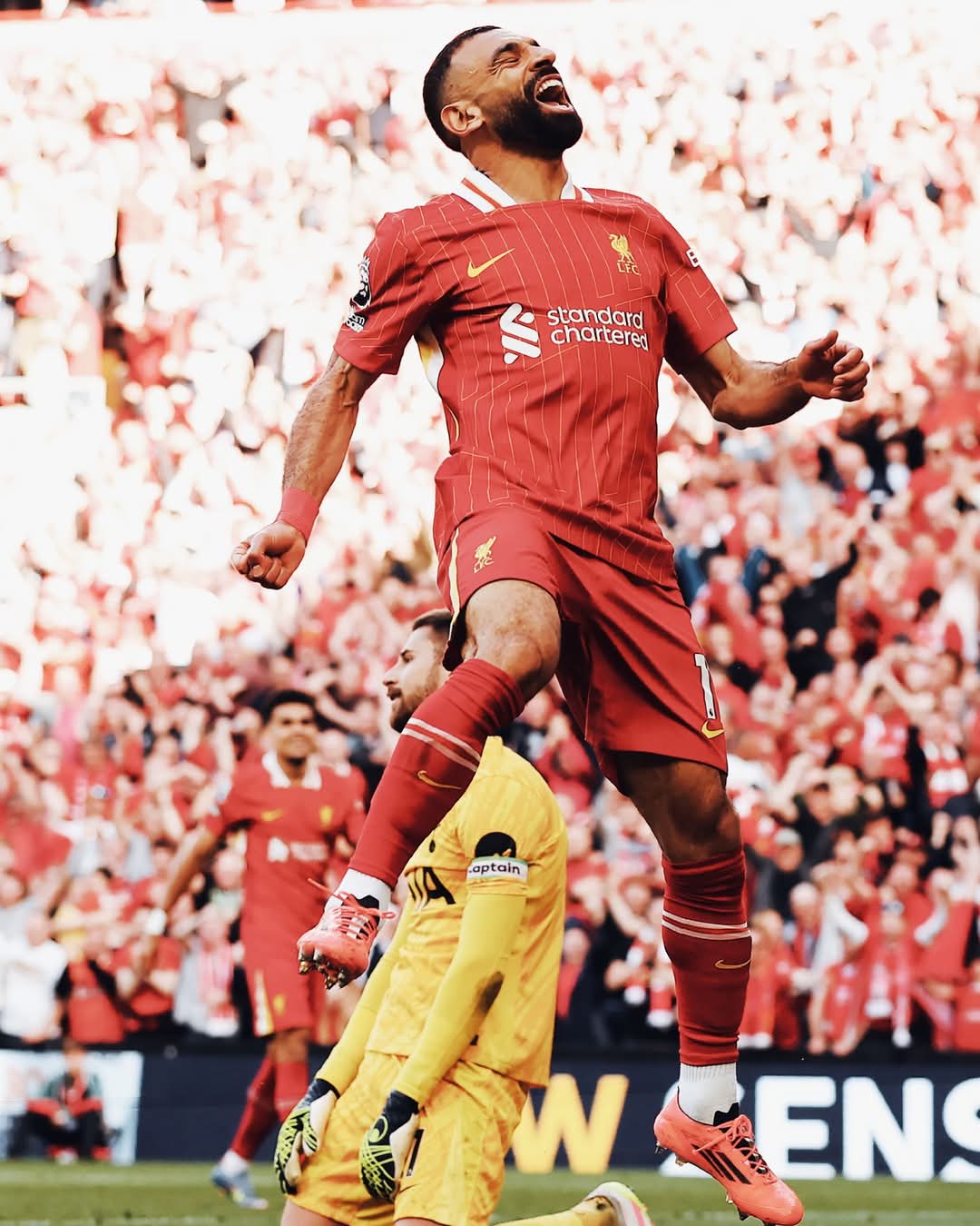 محمد صلاح يسجل في مرمى توتنهام هوتسبير&nbsp;