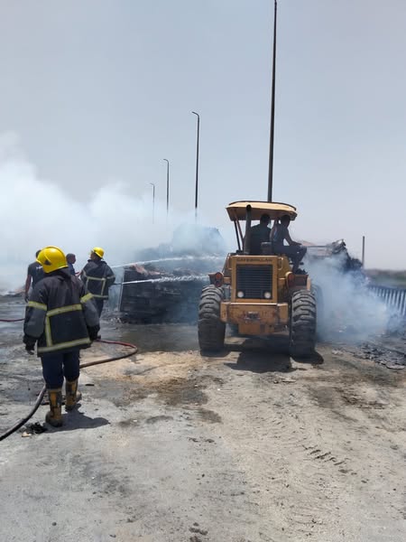 صورة من الحريق&nbsp;