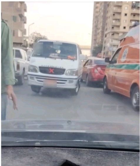 المتهم اثناء سيره عكس الاتجاه&nbsp;