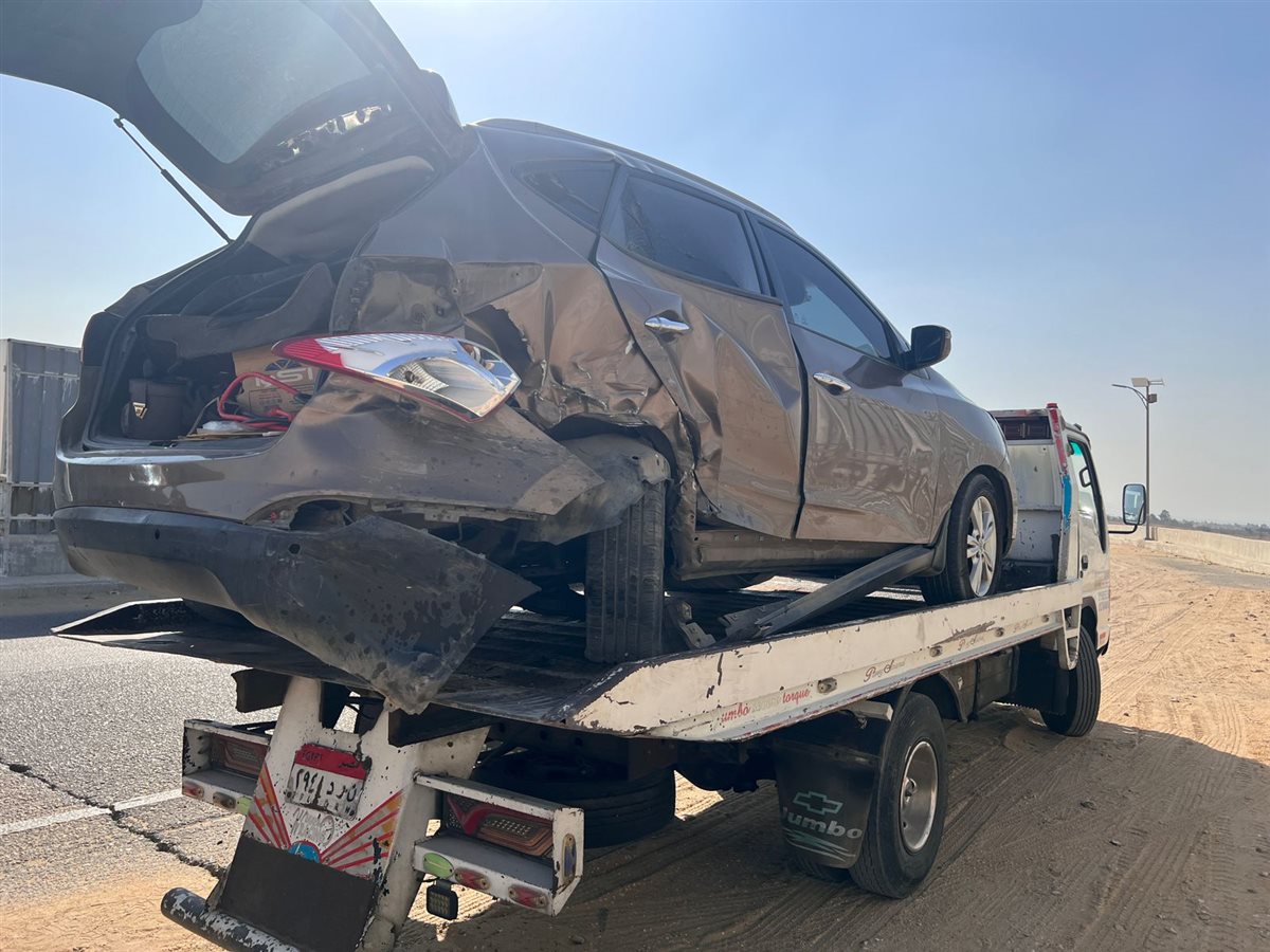 صورة من حادث الشيخ مظهر شاهين&nbsp;