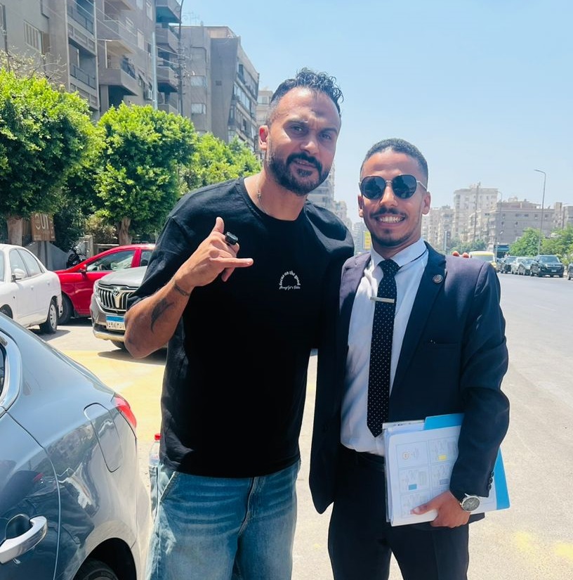 أول صورة لإبراهيم سعيد بعد إخلاء سبيله