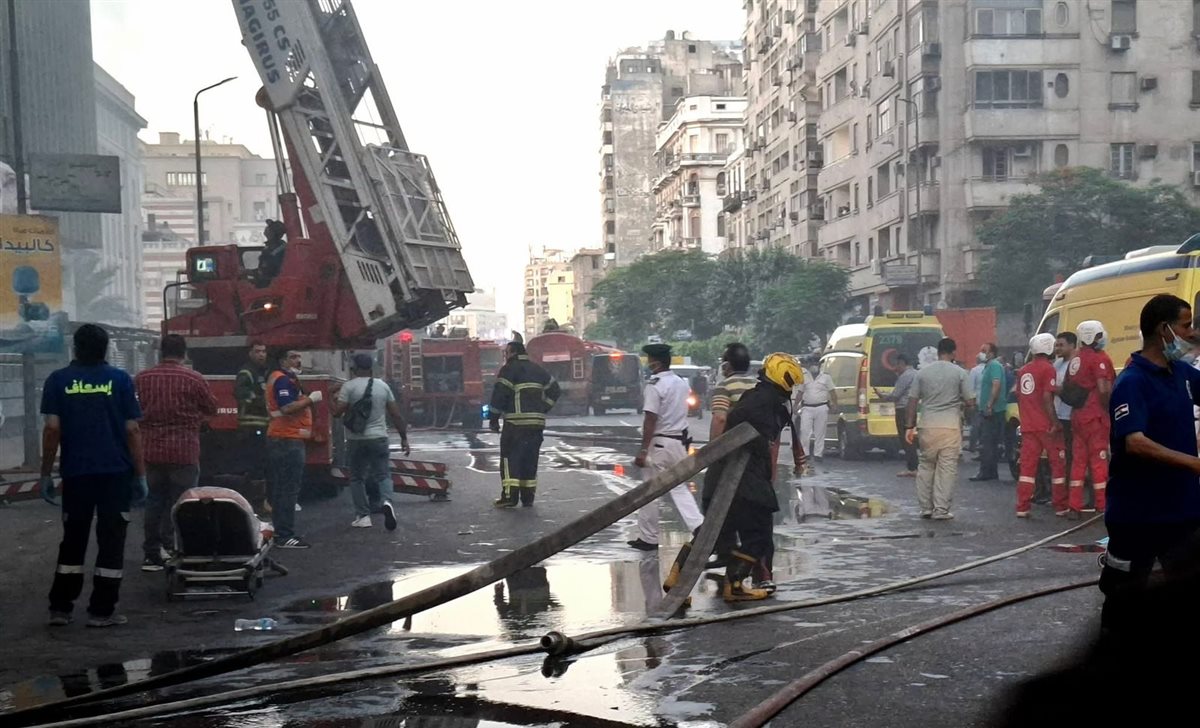 حريق سنترال رمسيس&nbsp;