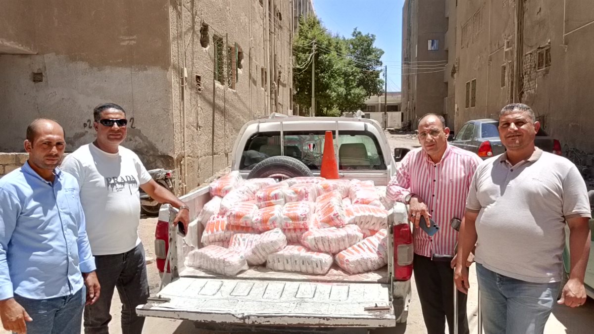 بعض الحملات &nbsp;التموينية على الجزارين