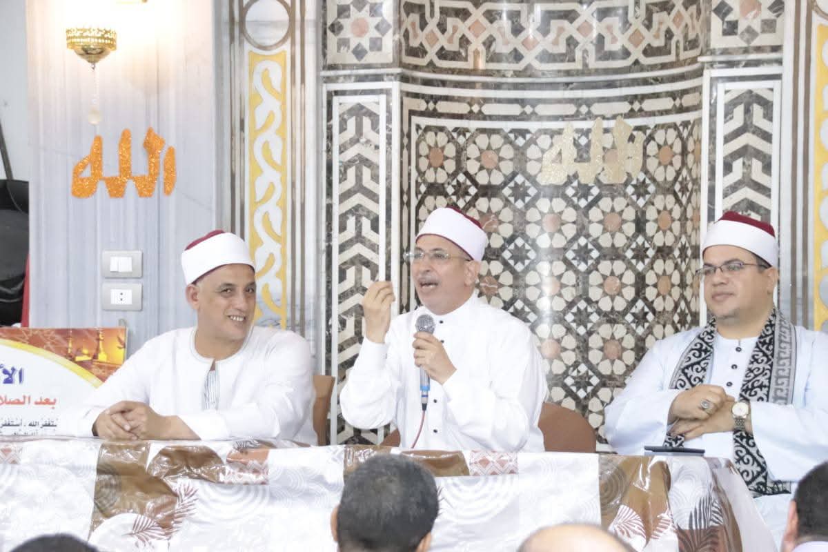 أثناء ندوة التوعية باوقاف الفيوم