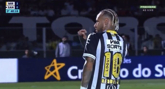 نيمار من مباراة ميراسول ضد سانتوس