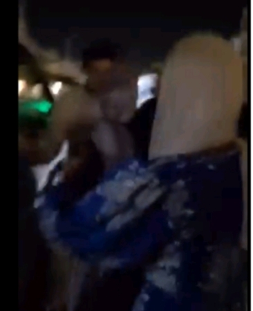 جانب من واقعة الاعتداء&nbsp;