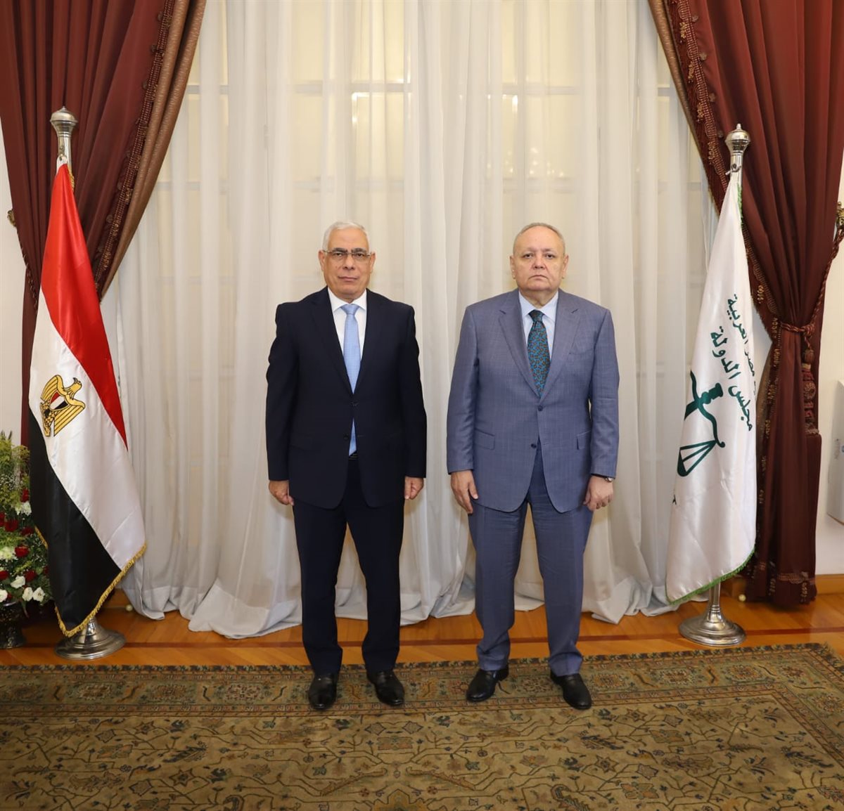 زيارة النائب العام لرئيس مجلس الدولة لتقديم التهنئة بمناسبة توليه منصبه&nbsp;
