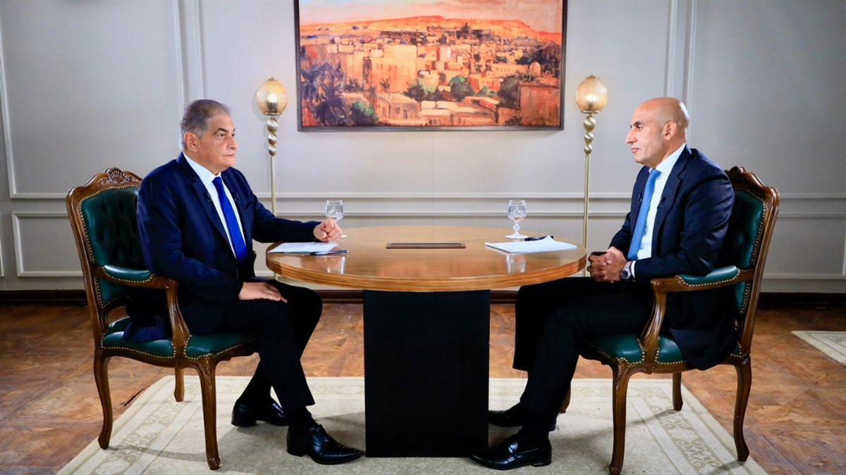 <strong>محمد عبد اللطيف وزير التربية والتعليم مع أسامة كمال</strong>