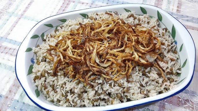 صينية المجدرة بالبصل