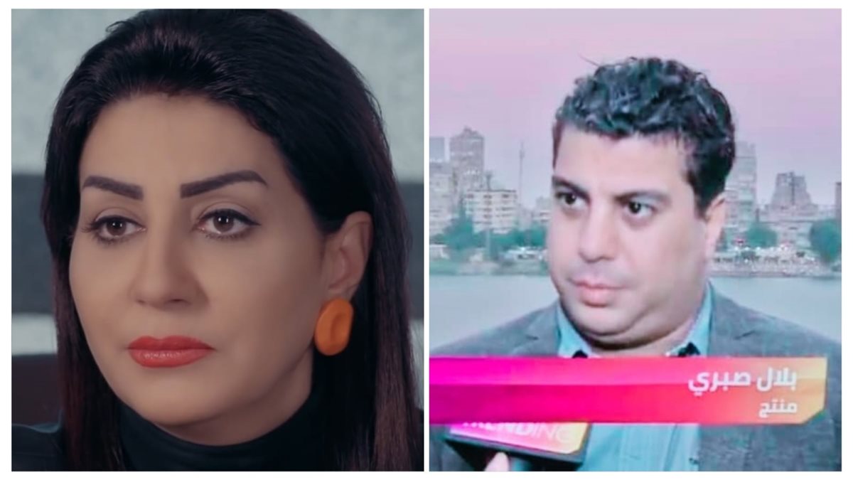 <strong>المنتج بلال صبري ووفاء عامر</strong>