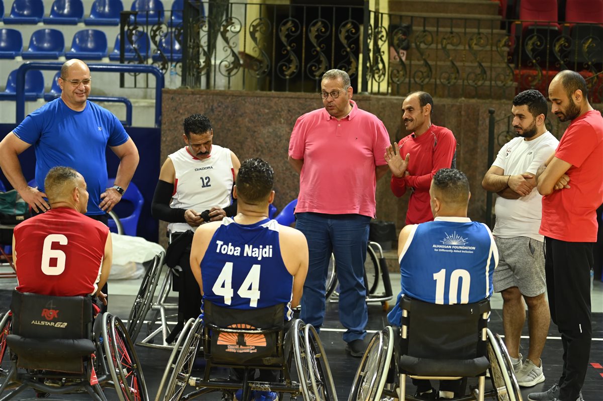 <strong>منتخب مصر لكرة السلة على الكراسي المتحركة</strong>
