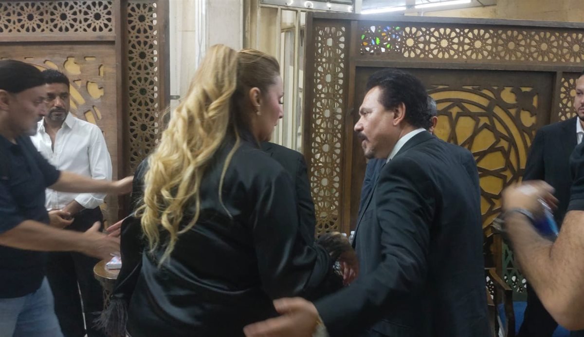 <strong>عزاء شقيق المخرج خالد جلال</strong>
