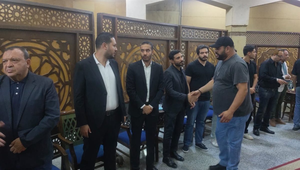 <strong>عزاء شقيق المخرج خالد جلال</strong>