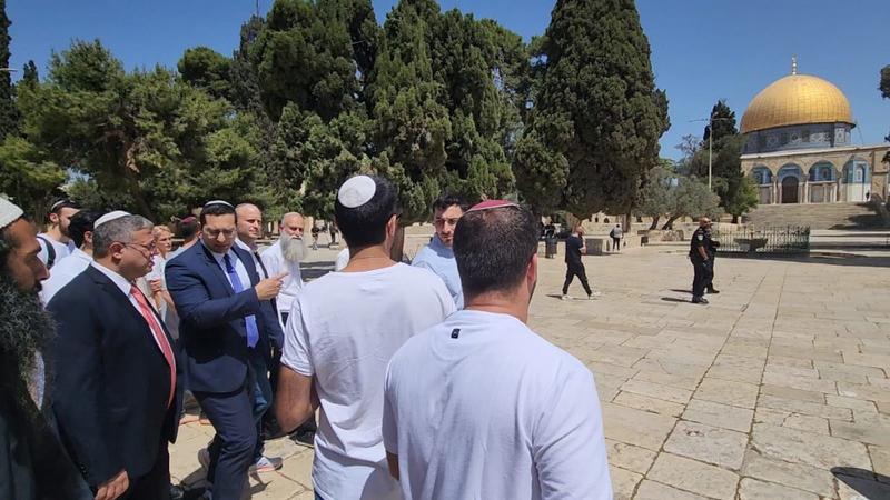 بن غفير يقود اقتحام للمسجد الأقصى