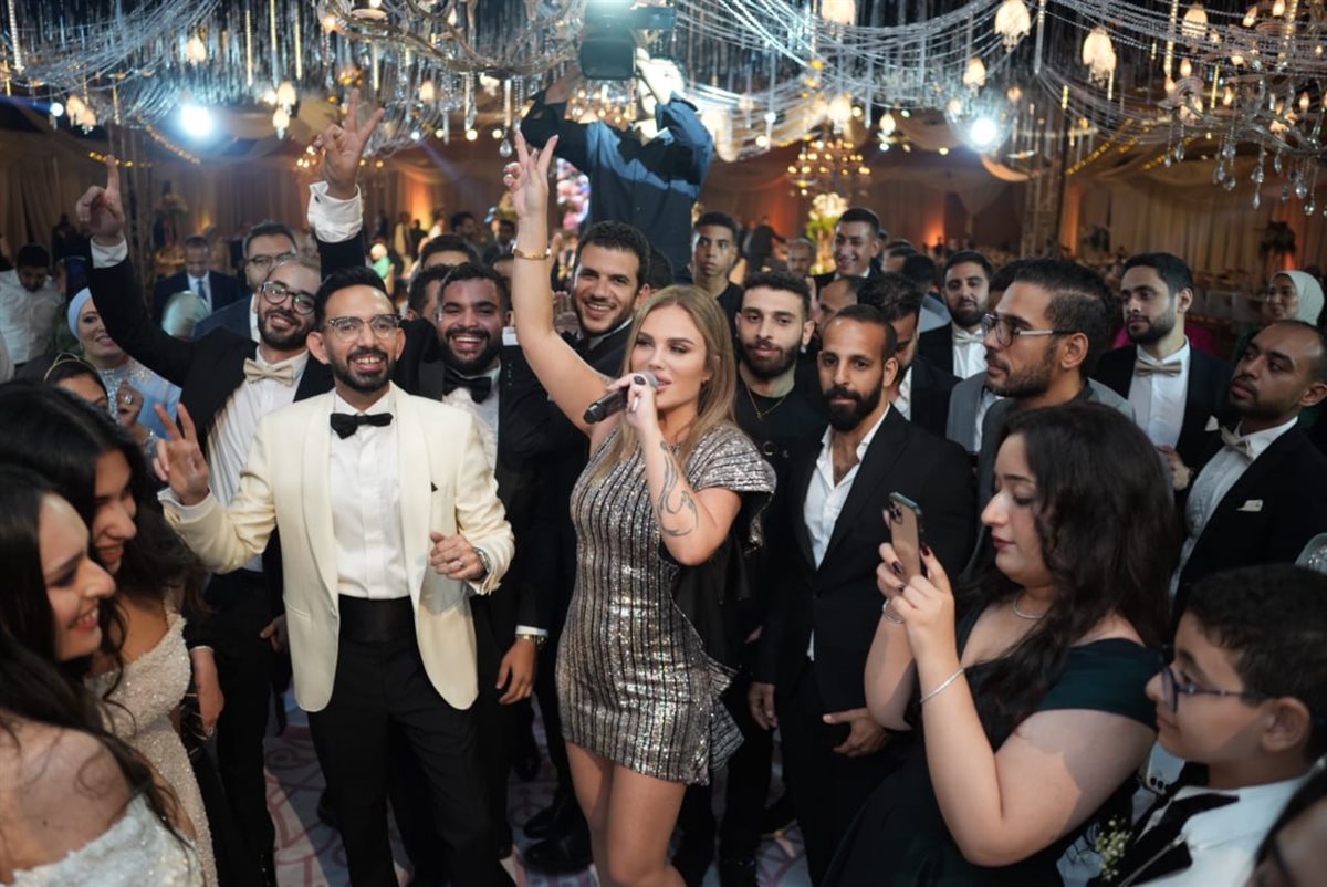 <strong>نيكول سابا في إحدى الحفلات الخاصة</strong>