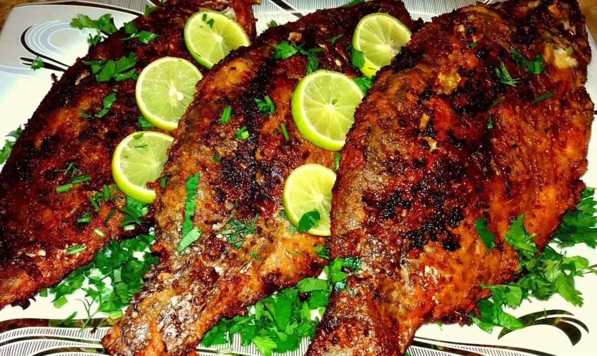 سمك بلطي مشوي