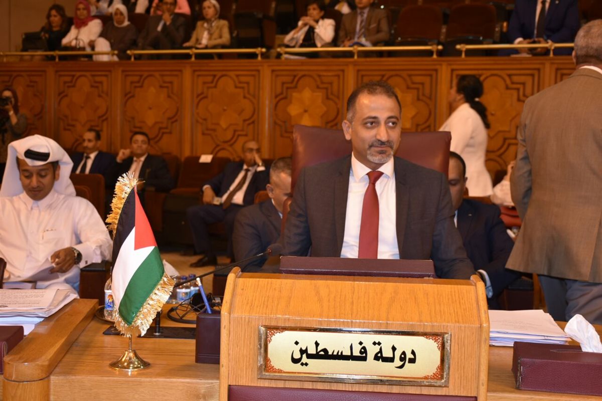 <strong>&nbsp;مندوب فلسطين بالجامعة العربية</strong>