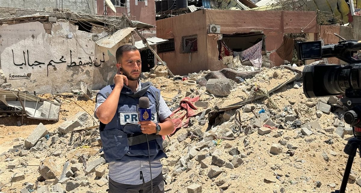 المراسل الفلسطيني الشهيد أنس الشريف&nbsp;