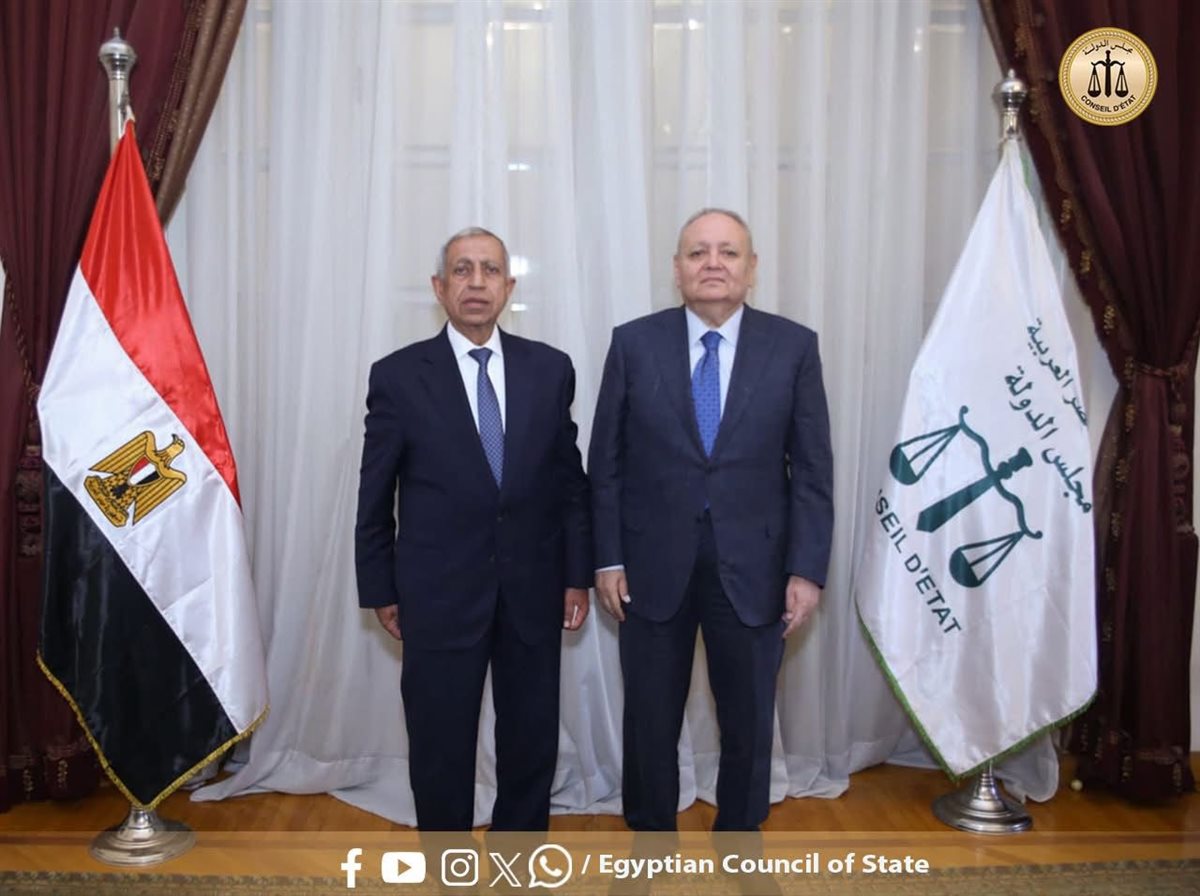 رئيس مجلس الدولة يستقبل رئيس الأكاديمية العربية للعلوم والتكنولوجيا لتهنئته