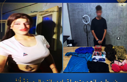صانع المحتوى المتهم بنشر <strong>مقاطع فيديو بمواقع التواصل الإجتماعى أثناء قيامها بالرقص بملابس خادشة للحياء تتنافى مع قيم المجتمع.</strong>
