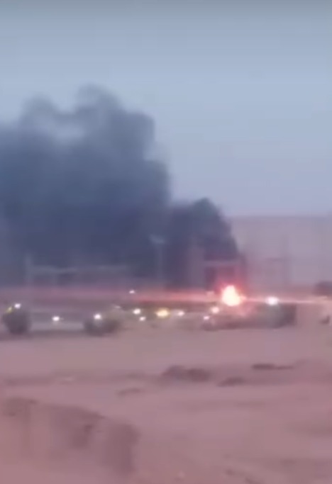 اندلاع حريق بمحول كهربائي في محطة الحصايا