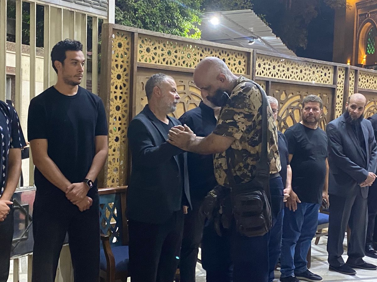 <strong>عزاء والدة صبحي خليل</strong>