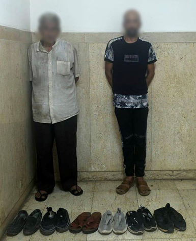 المتهم بسرقة أحذية من المسجد&nbsp;