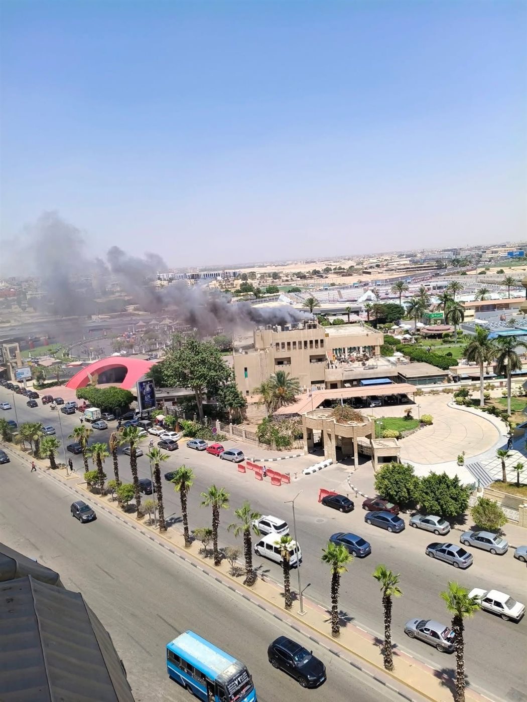 حريق النادي الأهلي