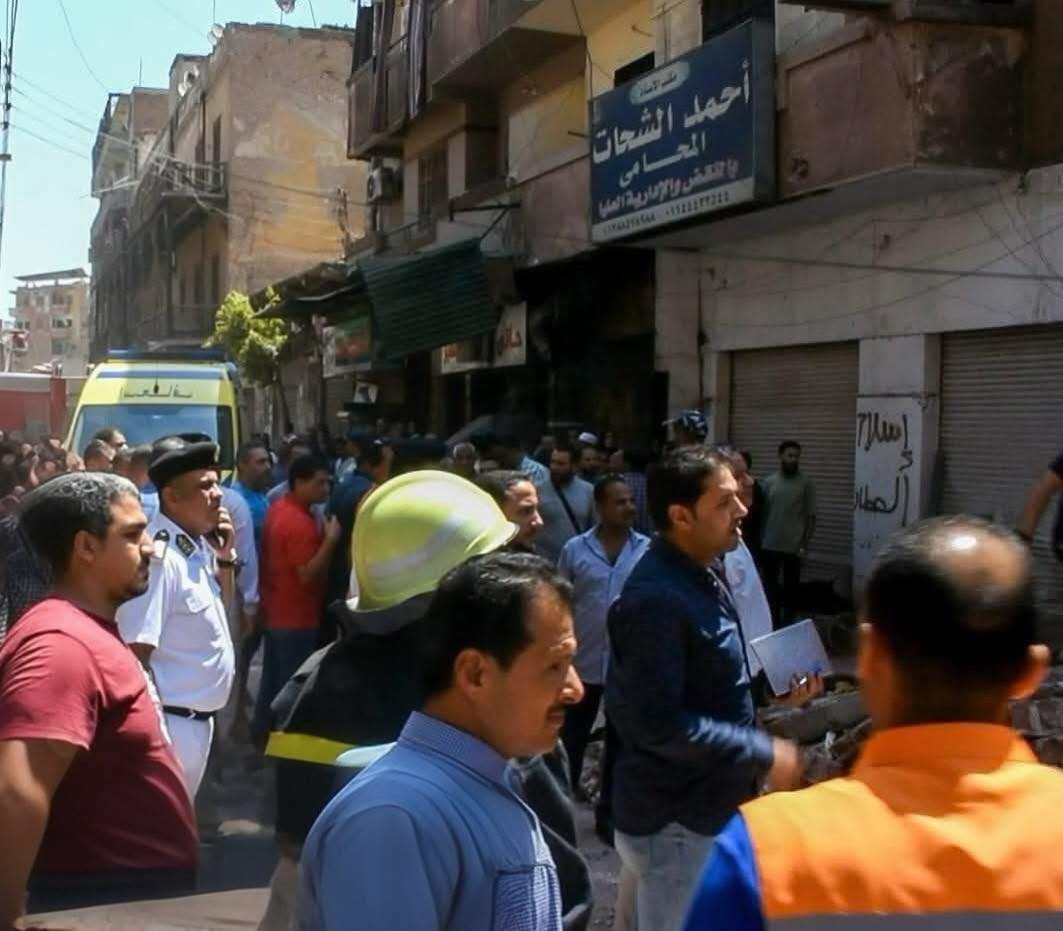 حادث انهيار عقار الزقازيق