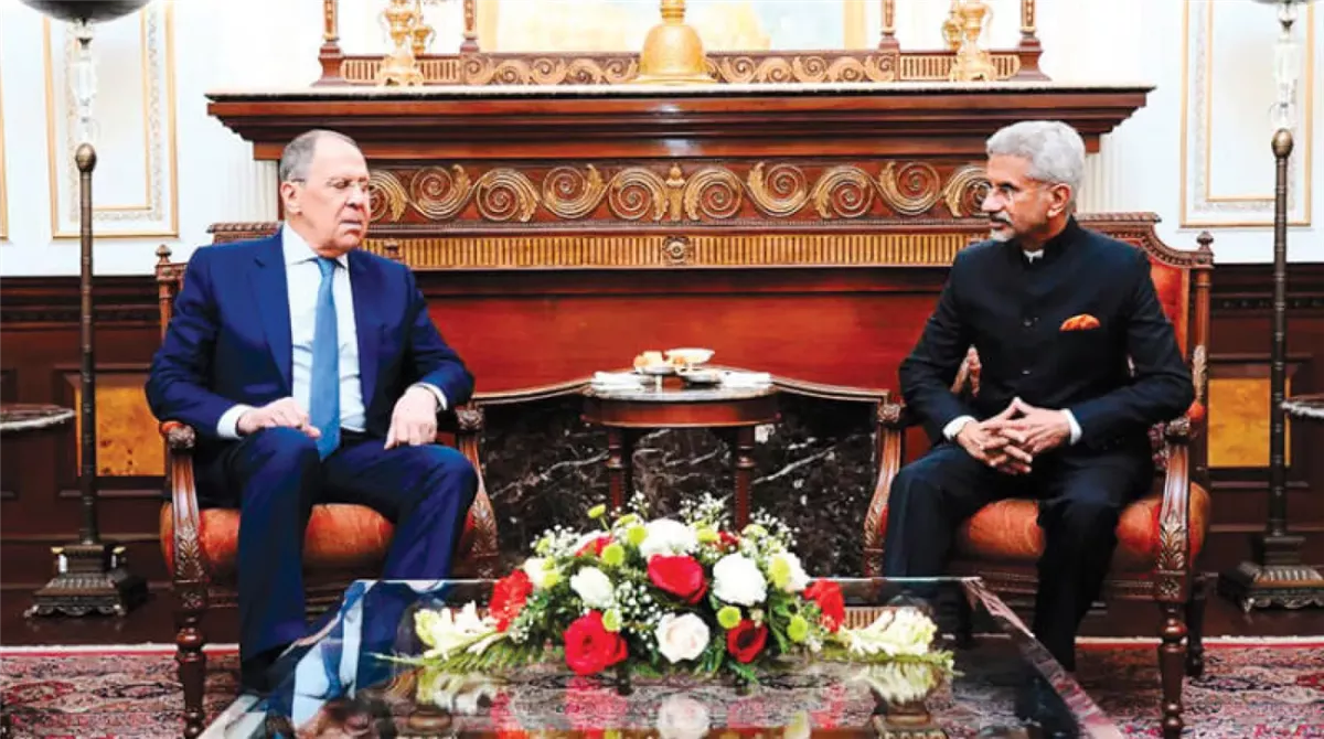 وزير الخارجية الروسي ونظيره الهندي&nbsp;