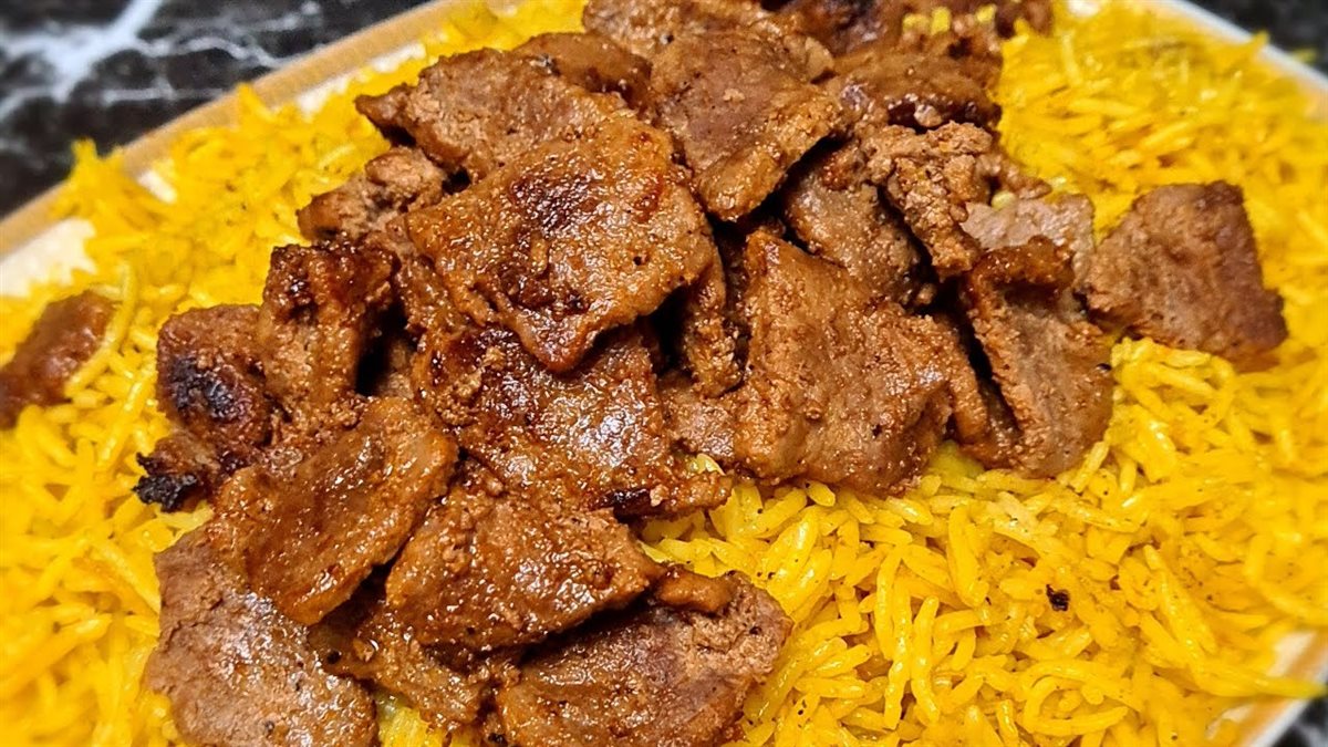 <strong>&nbsp;الإنتركوت المشوي مع الأرز البسمتي</strong>