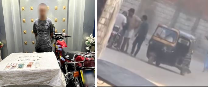 @ضبط قائد دراجة نارية بتهمة ترويج وبيع المواد المخدرة بالفيوم