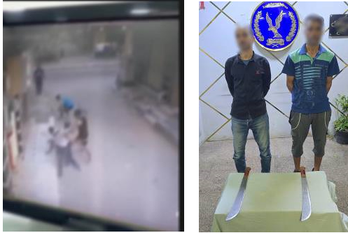 المتهمين بالتعدى على أخر في الإسكندرية&nbsp;
