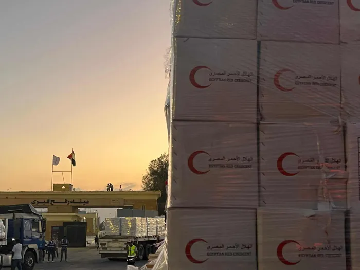 المساعدات المصرية